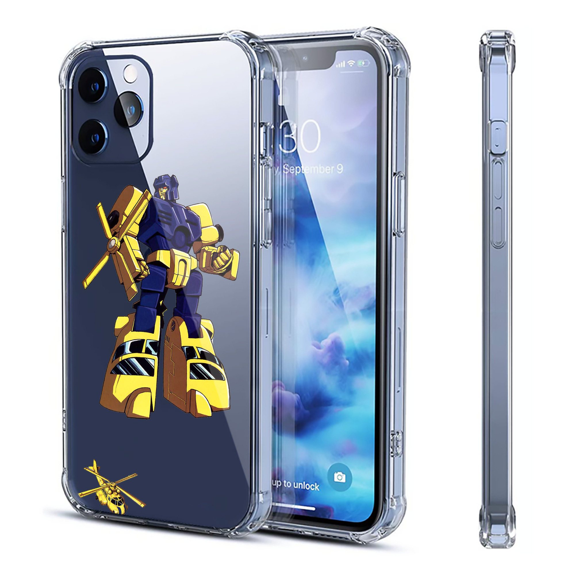 （画像用）  【iPhone 12シリーズ対応】透明スマホケース（クリアソフトケース）
